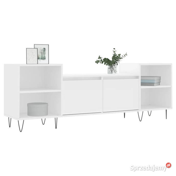 Szafka pod TV biała 80x36x50 materiał Warszawa
