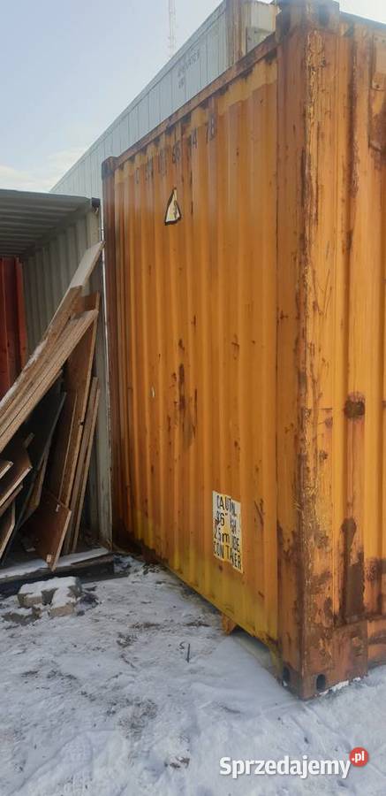 Kontenery morskie 40HC Pallet Wide Gdańsk sprzedam