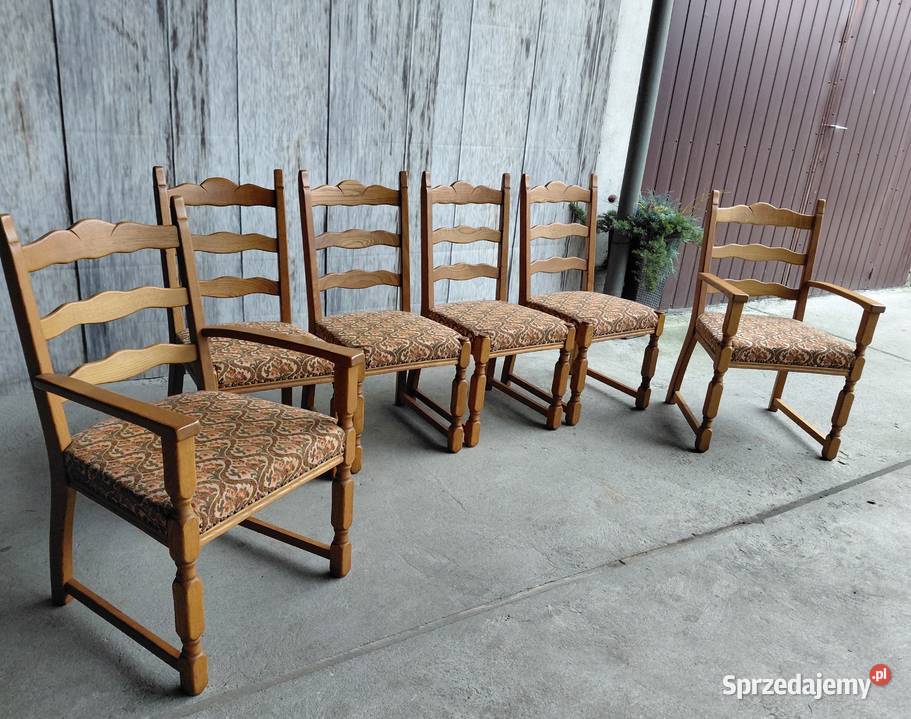komplet krzeseł 6 sztuk 497