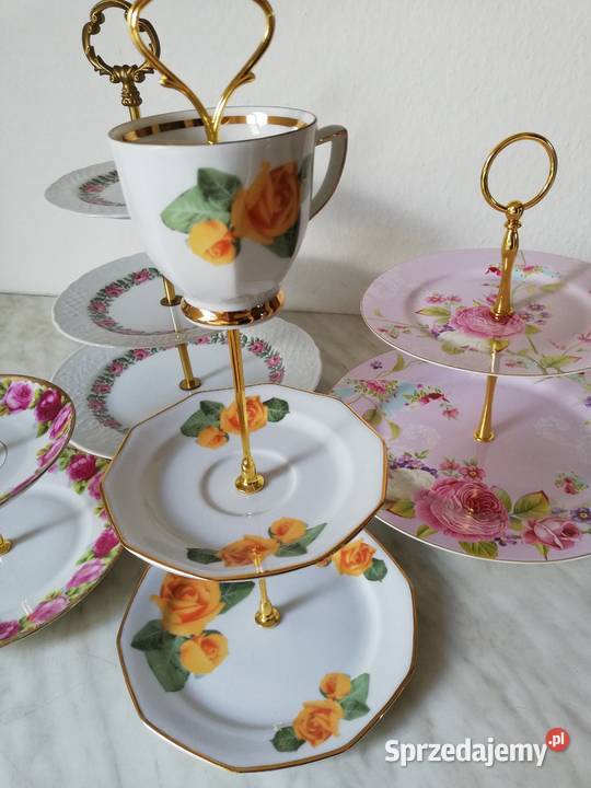 Patera w zółte róże porcelana winterling Gorlice