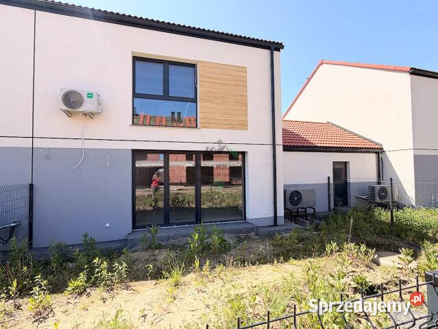 Dom szeregowy Dobrzykowice Wrzosowe Łąki 1195m2 do wykończenia