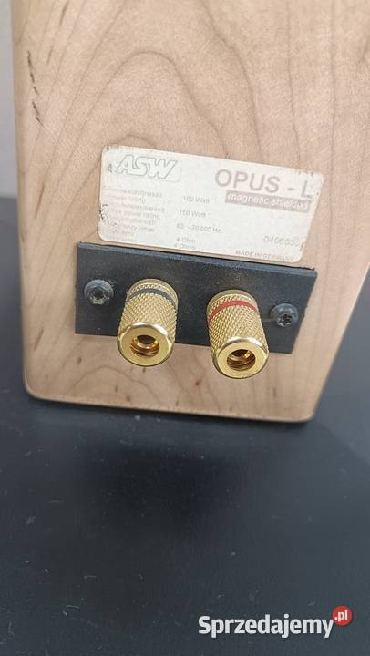 ASW OPUS niemieckie i smukłe kolumny audio Poznań sprzedam