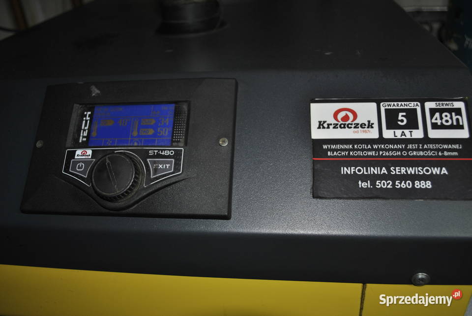 Kocioł piec na ekogroszek Krzaczek 18 KW 3D Celestynów