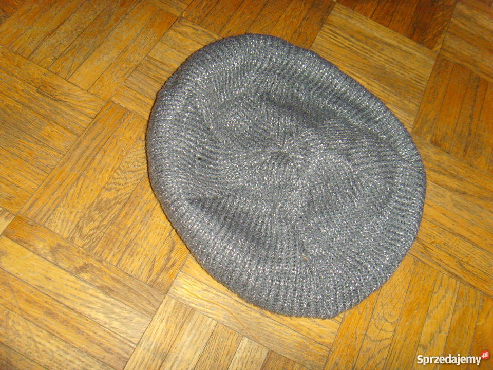 Szary beret CA Dla kobiet mazowieckie Warszawa sprzedam