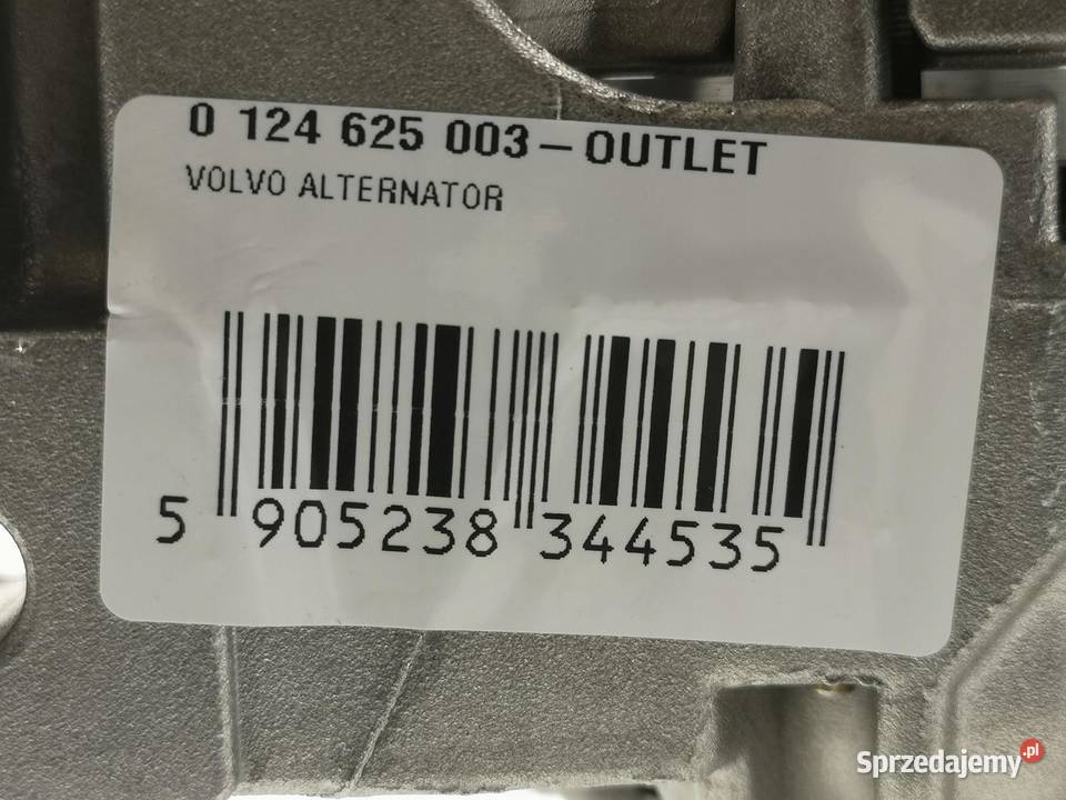 ALTERNATOR KOMPLETNY VOLVO V70 S60 XC90 ORYGINAŁ Układ elektryczny silnika