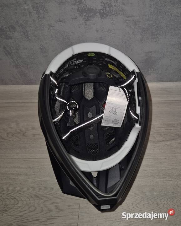 Kask rowerowy pełno twarzowy tytanowy Nowy 5862 Kaski i odzież Łódź