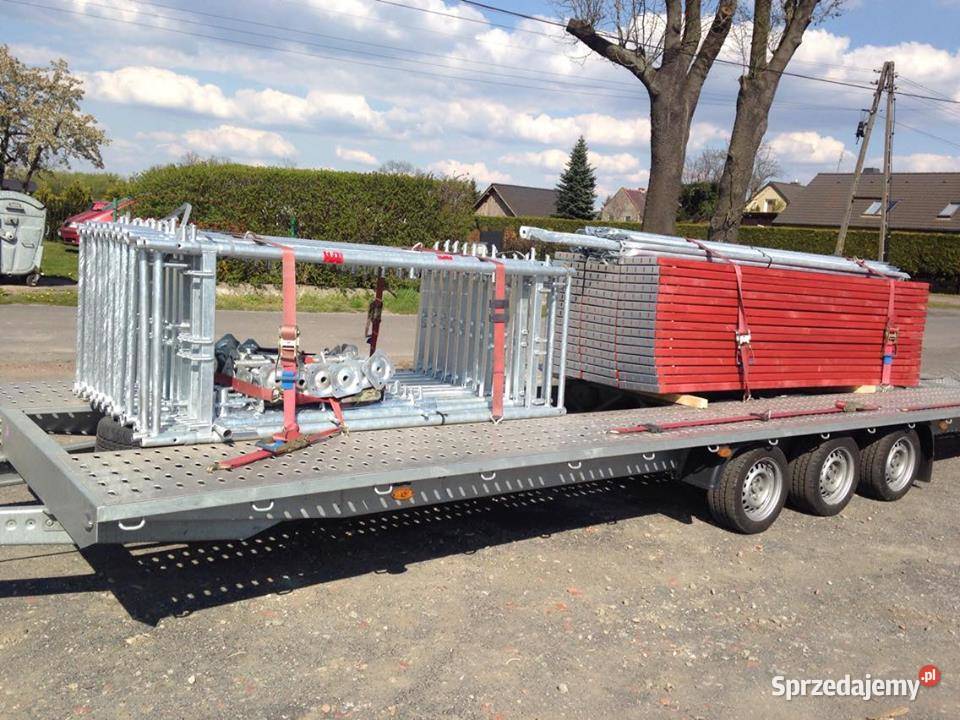 Rusztowanie elewacyjne 75x8m 60m2 Podesty Stare Siołkowice