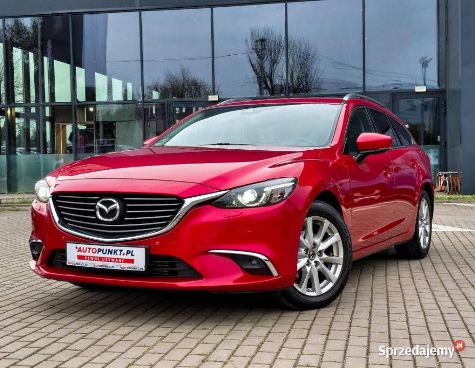 Mazda 6 2018r BLIS GPS PodgrzFoteleKierownica manualna Kraków