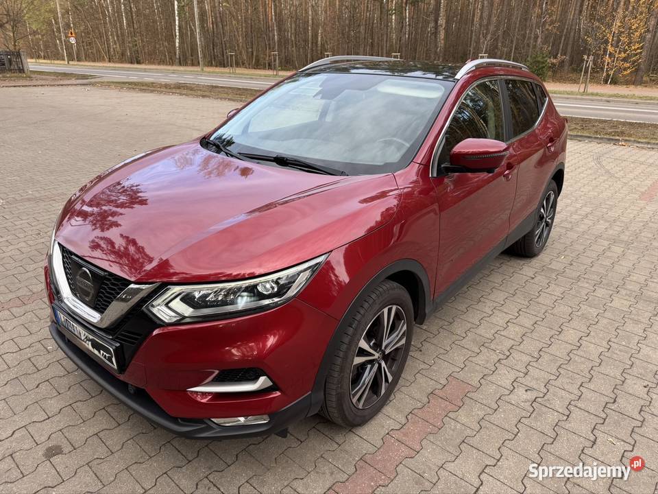 Nissan Qashqai 12 115 wersja NCONNECTA czerwony Qashqai Warszawa