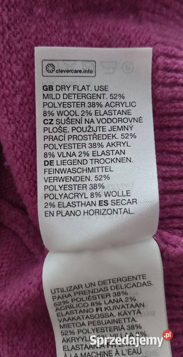 Sweter Other Stories różowy miękki M Swetry i golfy mazowieckie Płock