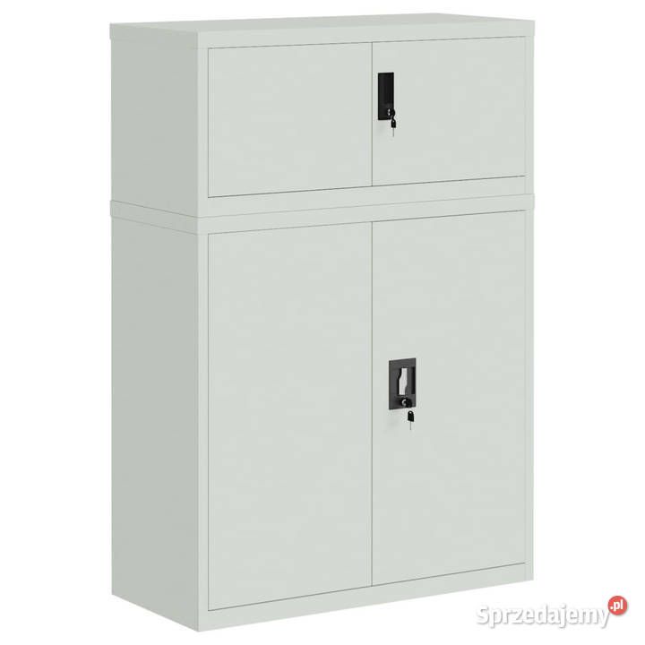 Szafa na dokumenty jasnoszara 90x40x130 stalowa mazowieckie