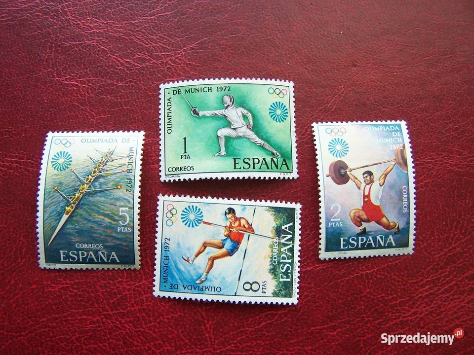 Hiszpania 1972 MNH Mi 199396 Sport Olimpiada Tychy