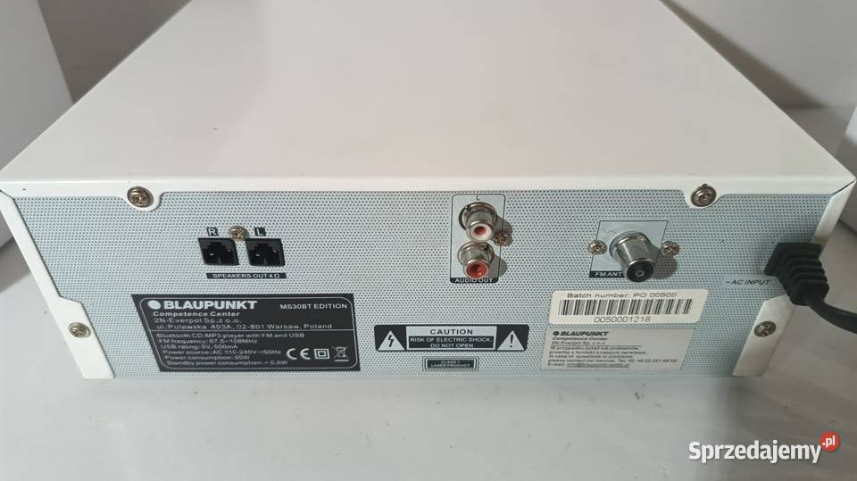 Wieża Blaupunkt MS30BT Edition Katowice
