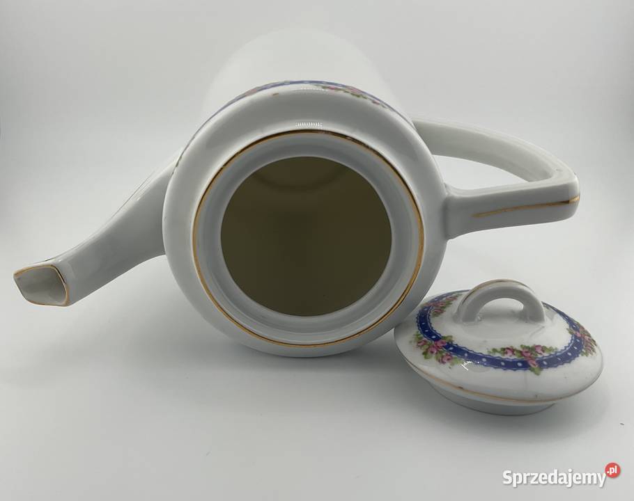 Przedwojenny mały dzbanek EPIAG Royal Art Deco Porcelana i szkło małopolskie Kraków