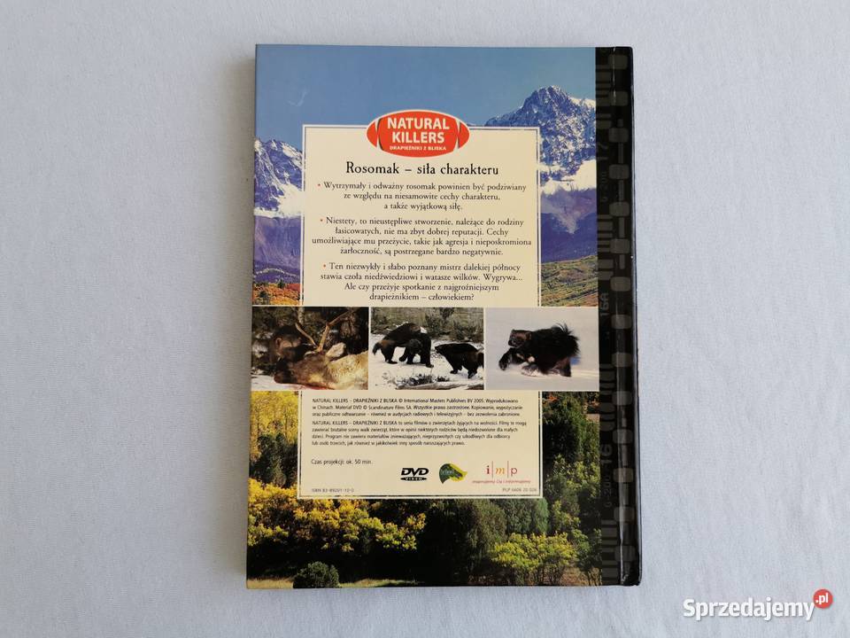 Film Dokumentalny Rosomak Siła Charakteru DVD Puławy
