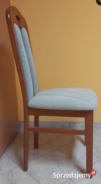 Krzesło drewniane tapicerowane wygodne i Kołobrzeg