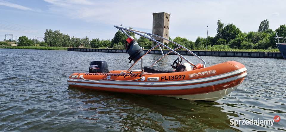 Łódź RIB WAKE Sportis 5 met silnik 70 przyczepa Gdańsk