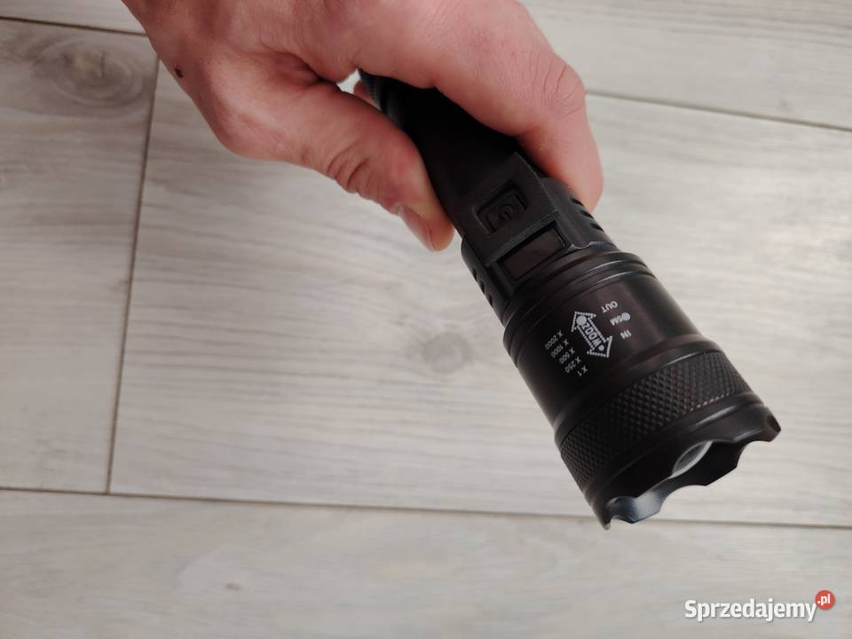 Latarka LED o dużej mocy 2000 lm USB Żyrardów