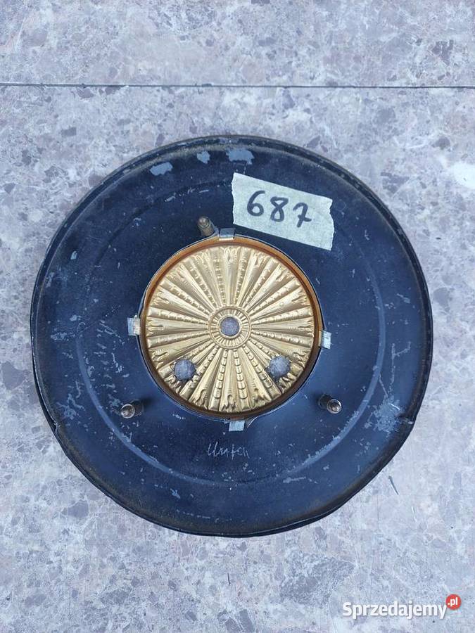 687 Tarcza starego zegara tzw porcelanka Tczew