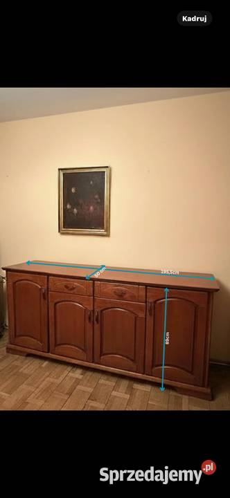 Komoda duża drewniana mazowieckie