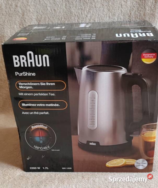 Czajnik elektryczny Braun lubelskie Huta Zadybska