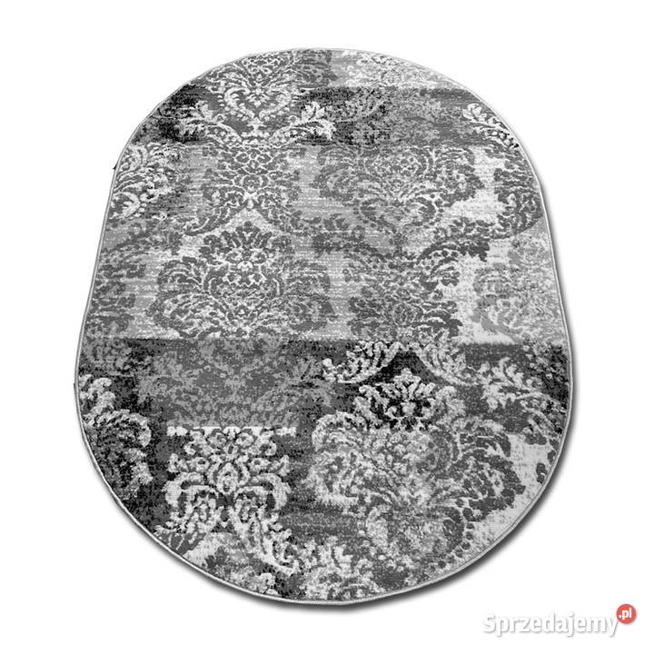 DYWAN OWALNY 160X230 GĘSTY WŁOS LAILA 15752 GREY 2.3m podlaskie Białystok