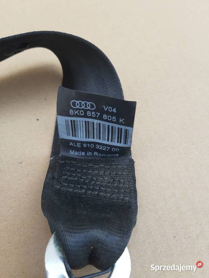 AUDI A4 B8 A5 PAS BEZPIECZEŃSTWA TYŁ 8K0857805K