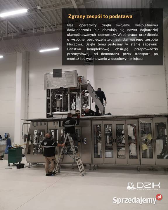 Wynajem wózków widłowych Kraków 25 5 8 12 ton Transport specjalistyczny małopolskie