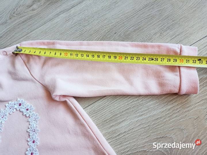 Bluza dziecięca różowa z kwiatami 98 Rozmiar 98 sprzedam