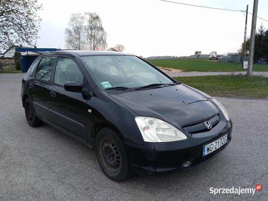 HONDA CIVIC 17 KLIMATYZACJA 5 DRZWI WAŻNE OC I 230000km Civic Motoryzacja mazowieckie