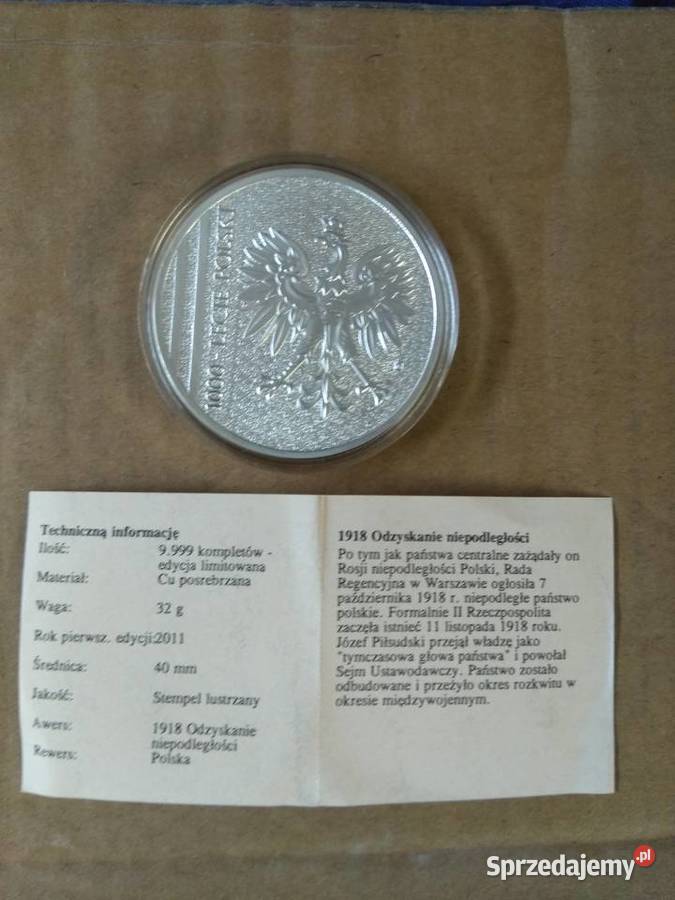 53 Medal okolicznościowy z serii 1000 lecie Numizmatyka Chrząstawa Mała