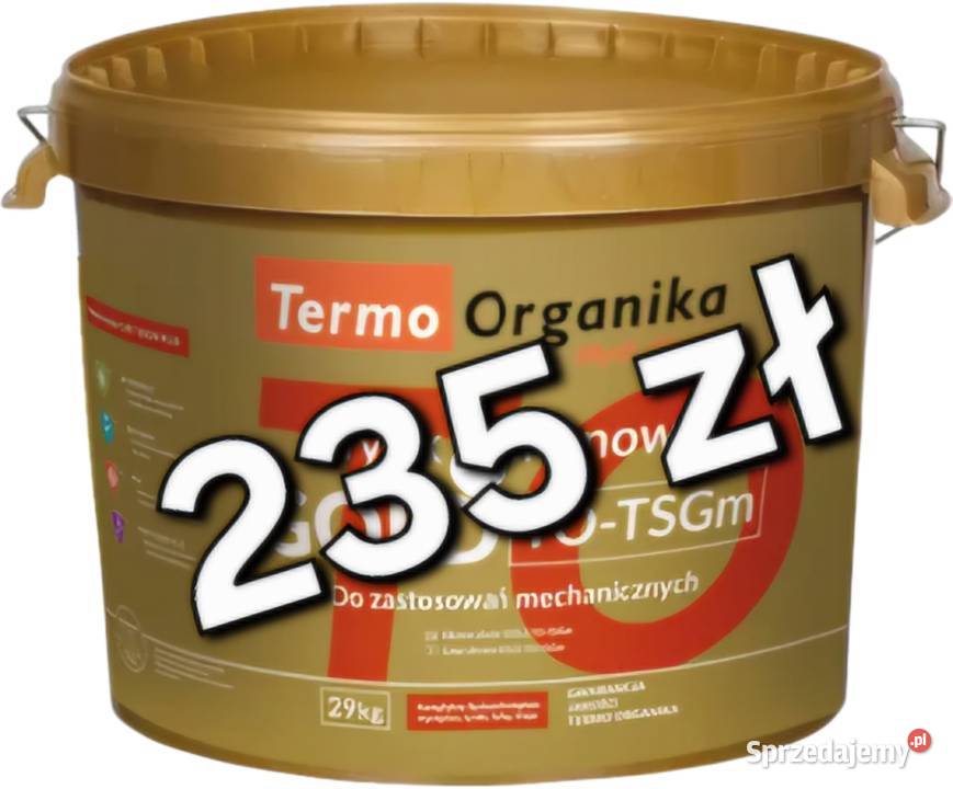 Tynk silikonowy Termo Organika GOLD TOTSGm 29 zachodniopomorskie Choszczno
