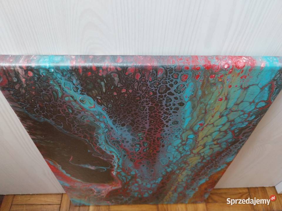 Spojrzenie Węża obraz pouring akrylowy 3040 Ciechanów