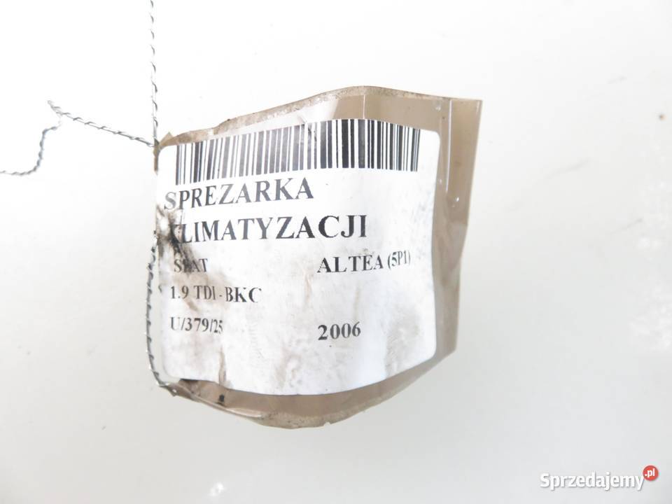 KOMPRESOR KLIMATYZACJI SEAT ALTEA 19 TDI