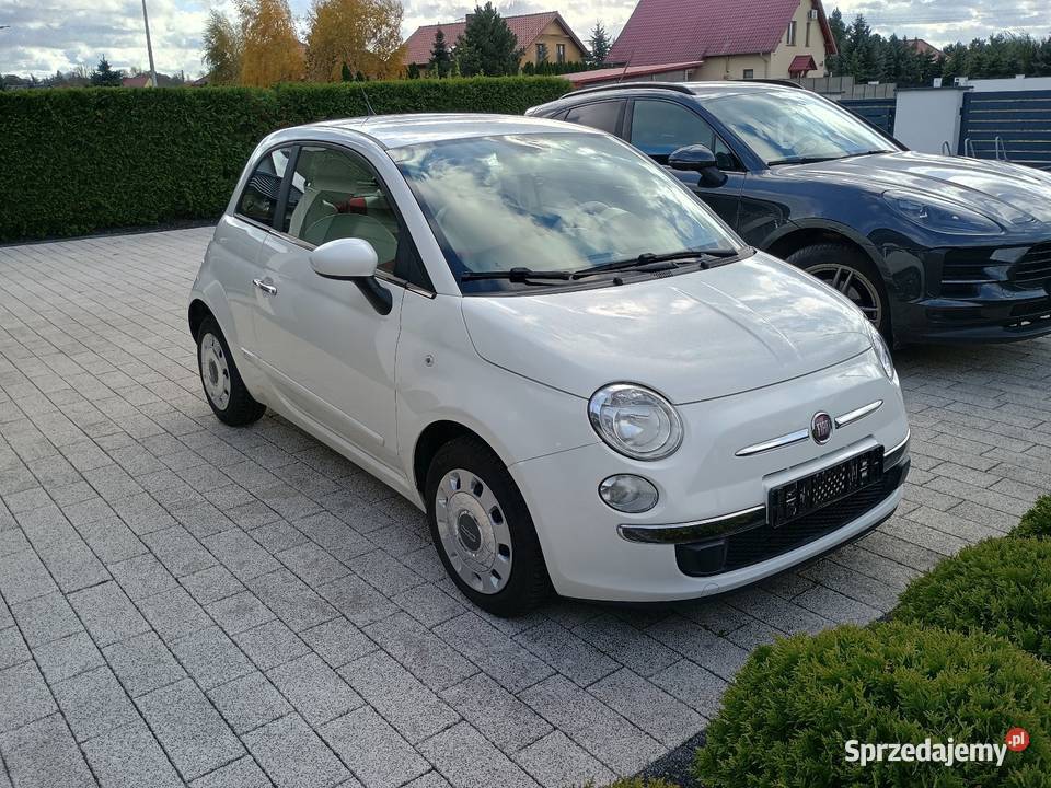 Fiat 500 jasny środek klima książka serwisowa nieuszkodzony Rawicz