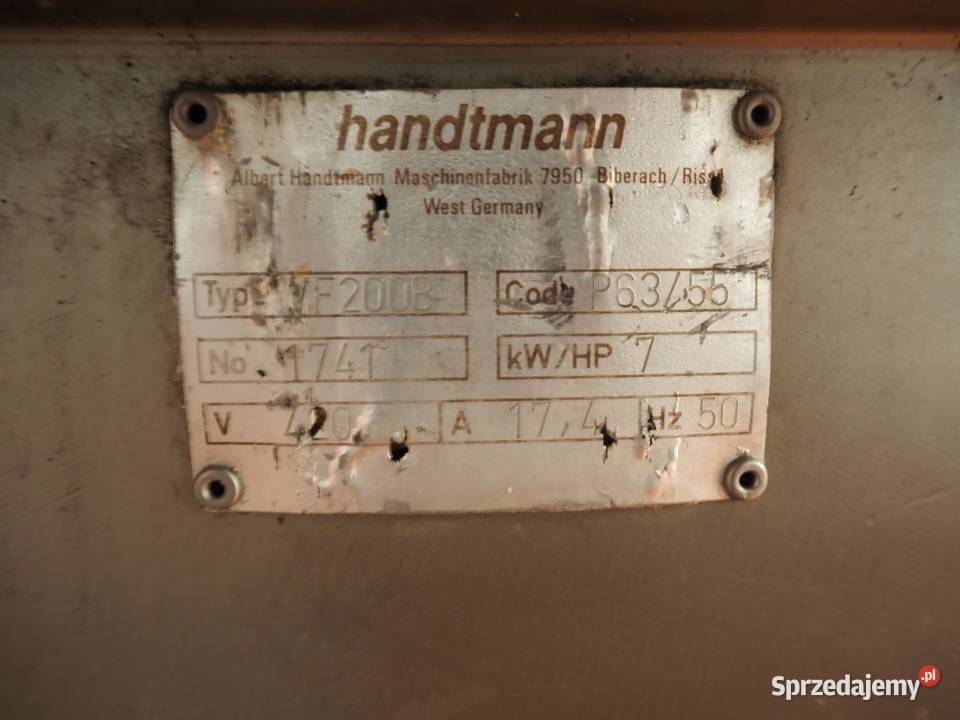 Linia nadziewająca do kiełbas Handtmann VF200B Krotoszyn