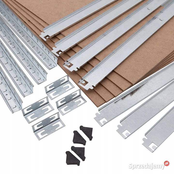 Regał Magazynowy Metalowy 180x90x40 GARAŻ Józefów