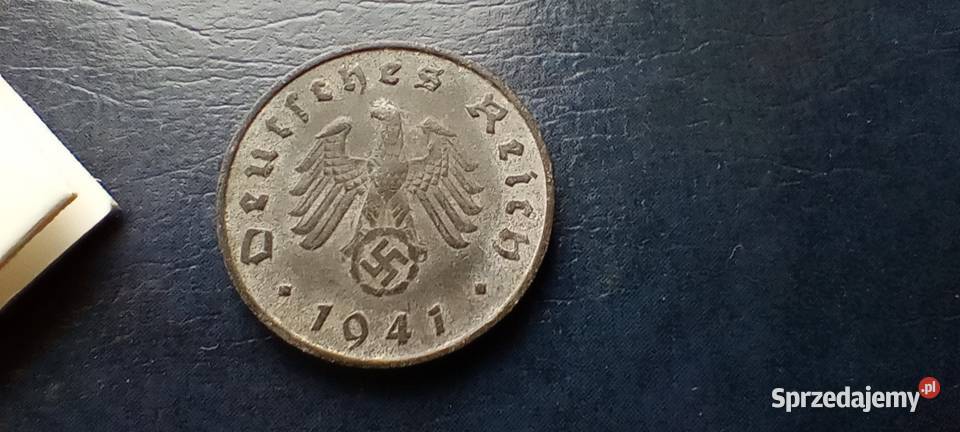 Stare monety 10 fenig 1941 G Niemcy Lesko