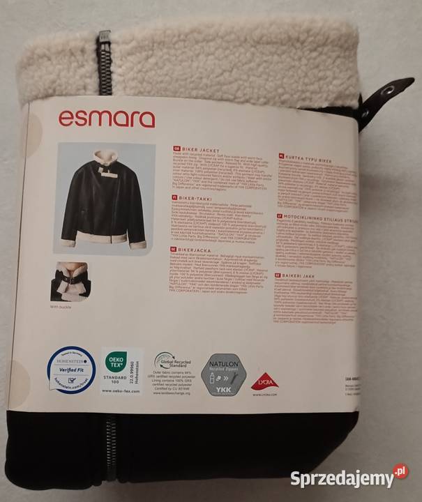 ESMARA Kurtka damska biker kolor brązowy rozmiar Ełk