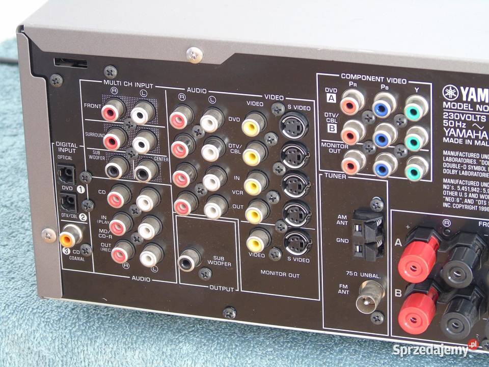 Amplituner Yamaha RXV457 RDS mocny 360 wat Jasło