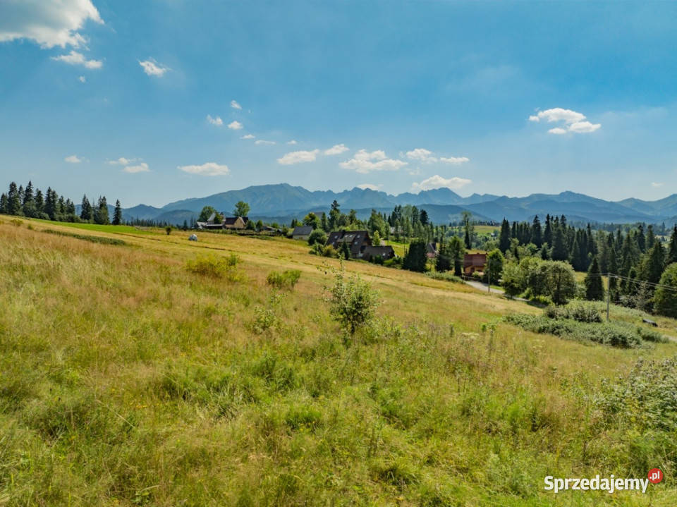 Działka budowlana Zakopane widok spokojna
