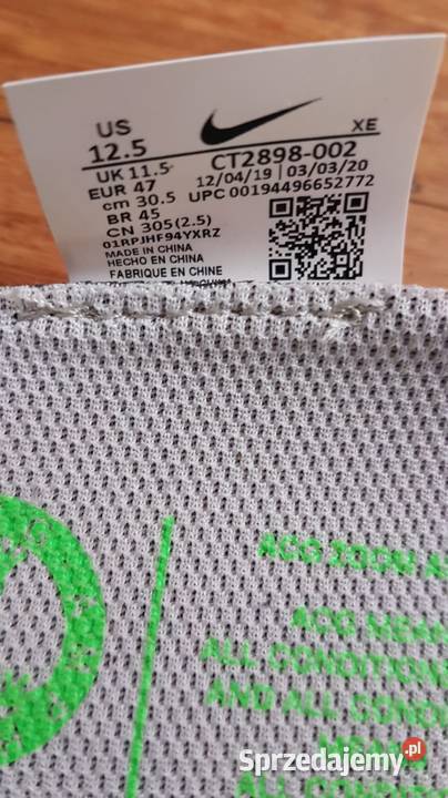 buty męskie sportowe do biegania marki Nike Zoom Sportowe dolnośląskie Jelenia Góra sprzedam