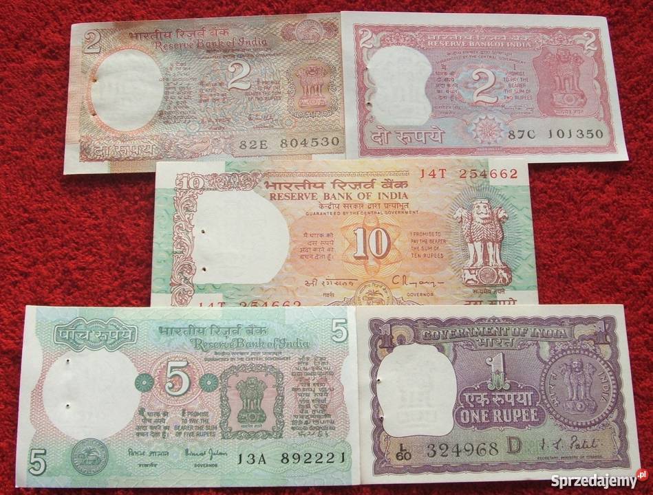 INDIE STARE 2 Kolekcjonerskie Banknoty Zestaw 5 Katowice sprzedam