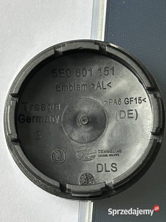 Oryginalny dekielek kapsel Skoda Fabia Octavia Wrocław