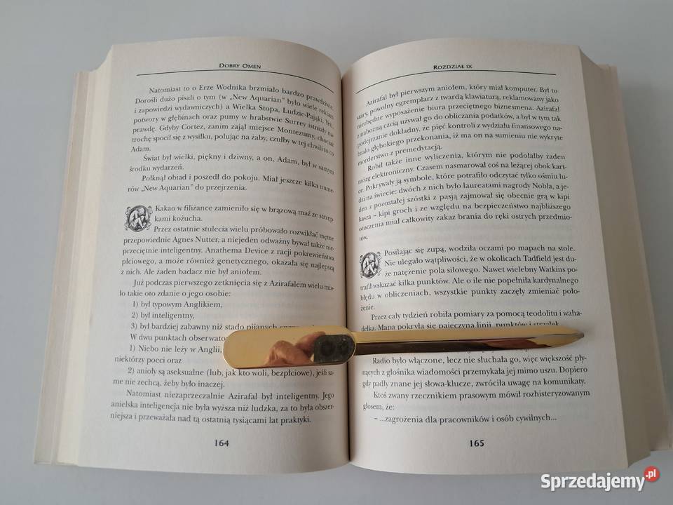 Książka Omen T Pratchett N Gaiman do sprzedania Proza i poezja Kraków sprzedam