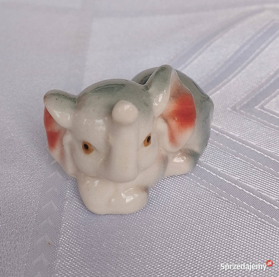 figurka porcelanowa słoń mały