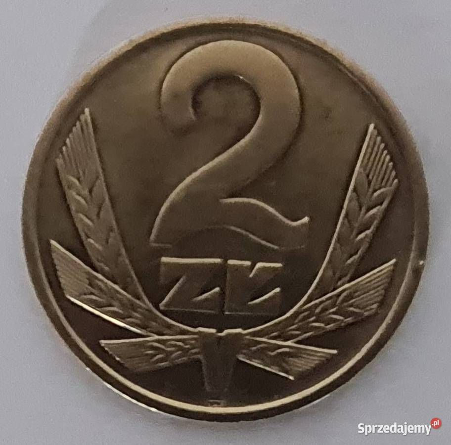 Moneta 2 złote polskie PLZ z PRL-u Polska