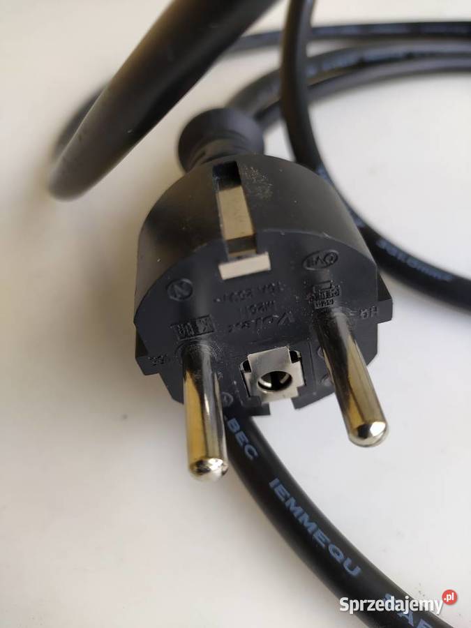 Kabel zasilający kątowy TV Volex 3PIN Olecko