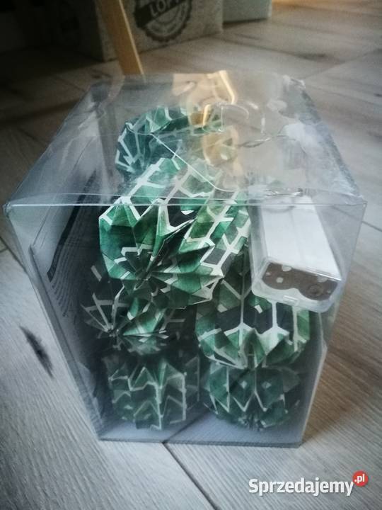 NOWY dekoracyjny łańcuch papierowy LED Dębica