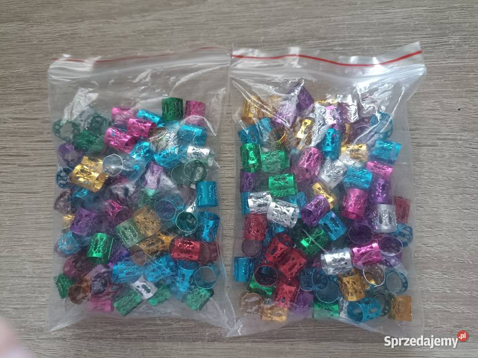 Koraliki kolorowe zaciskane do dredów Dla Dziecka Kwidzyn